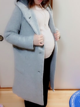 「9ヶ月」｜「アイテム（ジャケット/アウター）」を使った、ココさん（レディース・151cm）の冬コーディネート