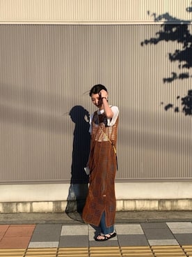 「ラフスタイル」｜「アイテム（PC・スマホグッズ/家電）」を使った、hinakonaさん（レディース・161cm）の夏コーディネート