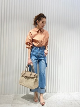 Moeriさん（レディース・160cm）の春コーディネート