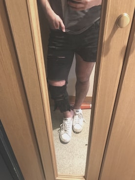 「Sputnik（スプートニク）のアイテム」を使った、GusAさん（メンズ・173cm）の春コーディネート