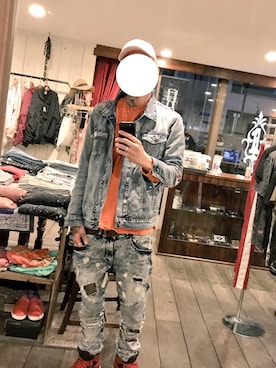 「DOPE（ドープ）のアイテム（ジャケット/アウター）」を使った、ZERO Clothing&Musicさん（メンズ・183cm）の春コーディネート