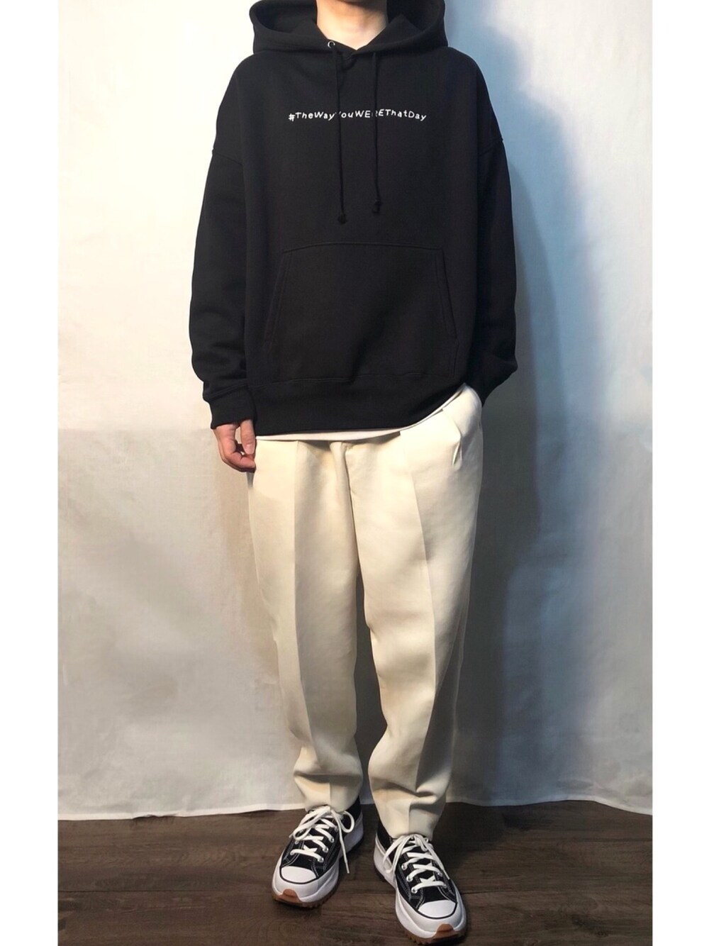 リドム　EMBROIDERY COLLABORATION PARKA　ブラック LIDNM（リドム）の「EMBROIDERY COLLABORATION PARKA（パーカー）」 - WEAR