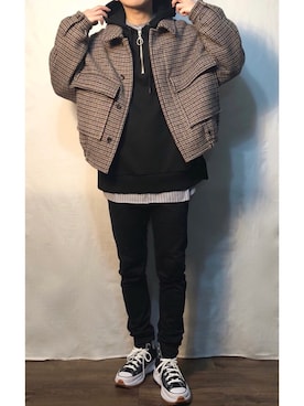 ちひ@インスタ相互フォロバ＊さん（メンズ・170cm）の秋コーディネート