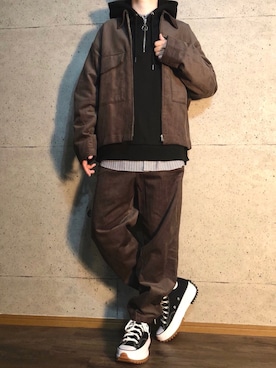 ちひ@インスタ相互フォロバ＊さん（メンズ・170cm）の秋コーディネート