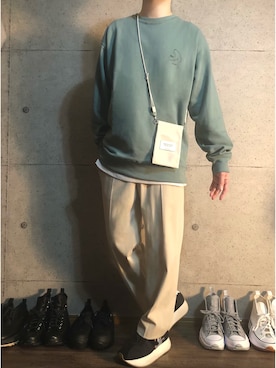 「MARNI（マルニ）のアイテム（シューズ）」を使った、ちひ@インスタ相互フォロバ＊さん（メンズ・170cm）の秋コーディネート
