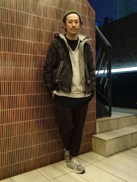 「CEASTERS（ケステル）のアイテム」を使った、naouさん（メンズ・182cm）の冬コーディネート