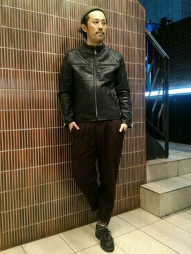 「CEASTERS（ケステル）のアイテム」を使った、naouさん（メンズ・182cm）の冬コーディネート