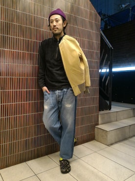 naouさん(メンズ・182cm)の冬コーディネート