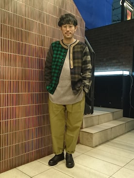 naouさん（メンズ・182cm）の冬コーディネート