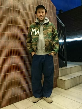 naouさん(メンズ・182cm)の冬コーディネート