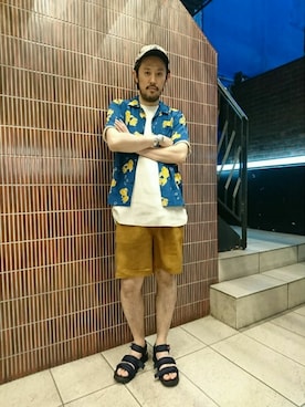 「QUIANA（キアナ）のアイテム」を使った、naouさん（メンズ・182cm）の春コーディネート