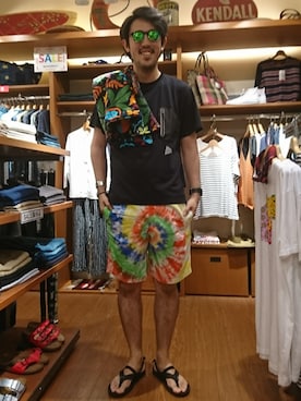 naouさん（メンズ・182cm）の夏コーディネート