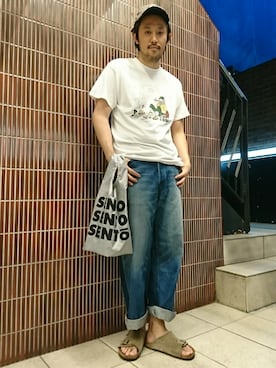 naouさん（メンズ・182cm）の夏コーディネート