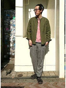 naouさん(メンズ・182cm)の冬コーディネート