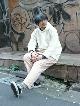 「アイテム（ブルゾン）」を使った、naouさん（メンズ・182cm・30代）の春コーディネート