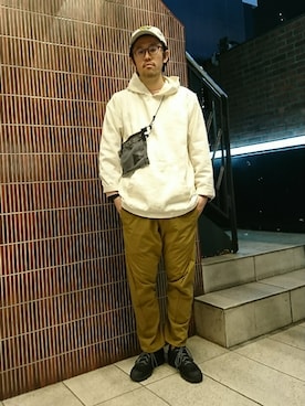 「アイテム（ブルゾン）」を使った、naouさん（メンズ・182cm・30代）の春コーディネート
