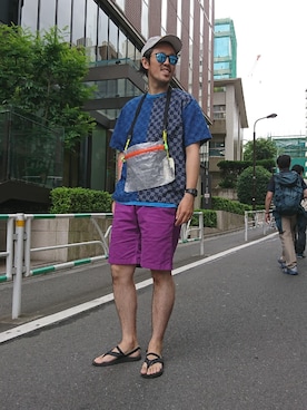 naouさん（メンズ・182cm）の夏コーディネート