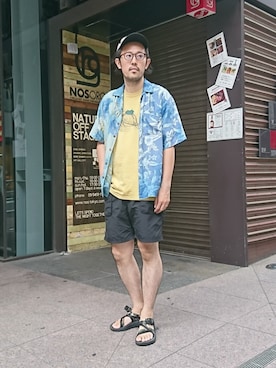 naouさん（メンズ・182cm）の夏コーディネート