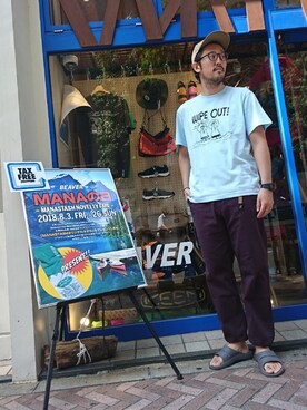 naouさん(メンズ・182cm)の夏コーディネート