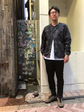 「アイテム（ブルゾン）」を使った、naouさん（メンズ・182cm・30代）の夏コーディネート