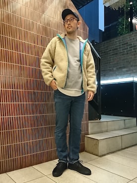 「アイテム（ブルゾン）」を使った、naouさん（メンズ・182cm・30代）の秋コーディネート