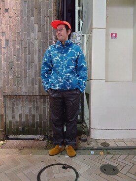 「MANASTASH（マナスタッシュ）のアイテム（ジャケット/アウター）」を使った、naouさん（メンズ・182cm）の秋コーディネート