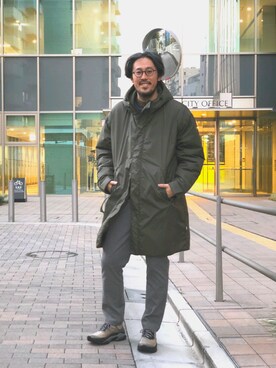 「MANASTASH（マナスタッシュ）のアイテム（ジャケット/アウター）」を使った、naouさん（メンズ・182cm）の秋コーディネート