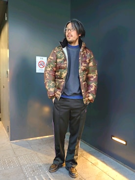 naouさん（メンズ・182cm）の冬コーディネート