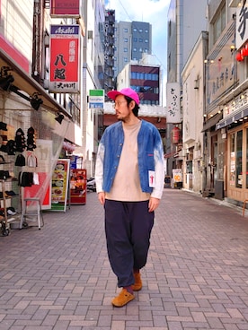 naouさん（メンズ・182cm）の冬コーディネート