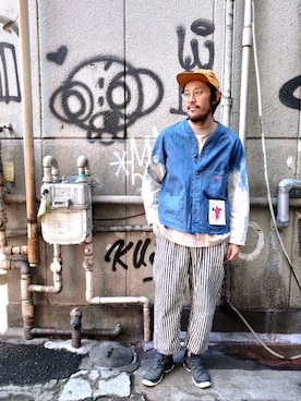 naouさん（メンズ・182cm）の春コーディネート