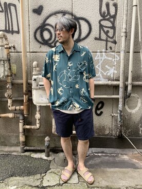 「TIGRE BROCANTE（ティグルブロカンテ）のアイテム」を使った、naouさん（メンズ・182cm）の夏コーディネート
