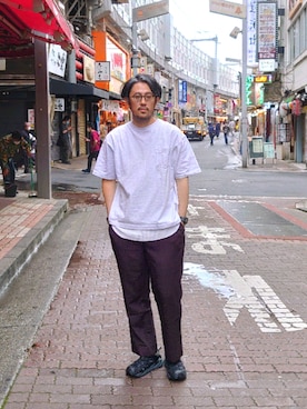 naouさん（メンズ・182cm）の夏コーディネート