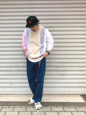 naouさん(メンズ・182cm)の夏コーディネート