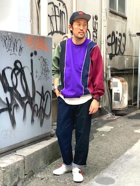 naouさん(メンズ・182cm)の夏コーディネート