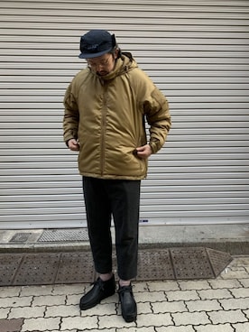 「BEYOND（ビヨンド）のアイテム（ジャケット/アウター）」を使った、naouさん（メンズ・182cm）の秋コーディネート