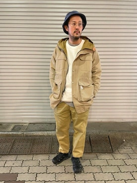 「COBRA CAPS（コブラキャップス）のアイテム」を使った、naouさん（メンズ・182cm）の冬コーディネート