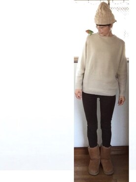 komunonさん（レディース・166cm）の冬コーディネート