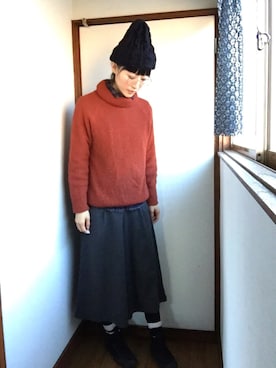 komunonさん（レディース・166cm）の冬コーディネート