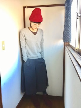 komunonさん（レディース・166cm）の冬コーディネート