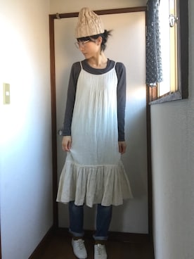 「chou chou de maman（シュシュドママン）のアイテム」を使った、komunonさん（レディース・166cm）の春コーディネート