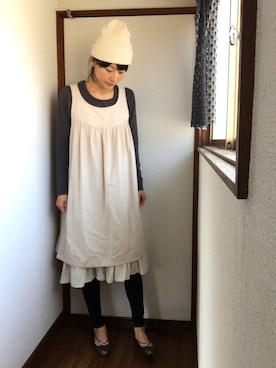 「chou chou de maman（シュシュドママン）のアイテム」を使った、komunonさん（レディース・166cm）の春コーディネート