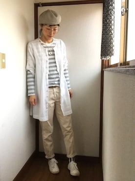 「chou chou de maman（シュシュドママン）のアイテム」を使った、komunonさん（レディース・166cm）の春コーディネート