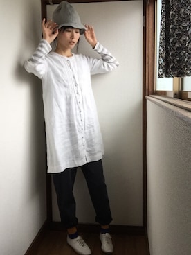 「chou chou de maman（シュシュドママン）のアイテム」を使った、komunonさん（レディース・166cm）の秋コーディネート
