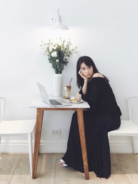 瀬戸晴加さん（レディース・158cm）の夏コーディネート