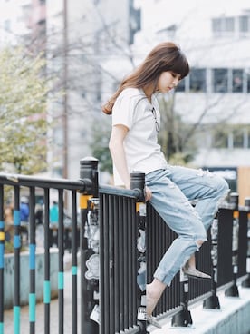 瀬戸晴加さん（レディース・158cm）の秋コーディネート