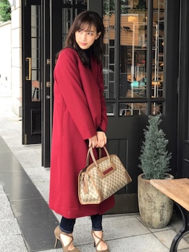 瀬戸晴加さん（レディース・158cm）の秋コーディネート