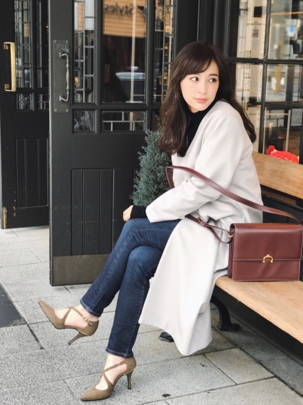 FEMIND TOKYO（フェマイントウキョウ）の「ノーカラーロングコート 
