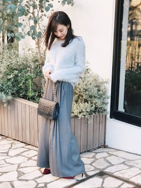 「FEMIND TOKYO」｜瀬戸晴加さん（レディース・158cm）の秋コーディネート