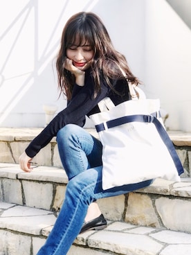 「FEMIND TOKYO」｜瀬戸晴加さん（レディース・158cm）の春コーディネート