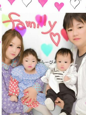 「fafa（フェフェ）のアイテム（ワンピース/ドレス）」を使った、APRICOTさん（キッズ・80cm）の冬コーディネート
